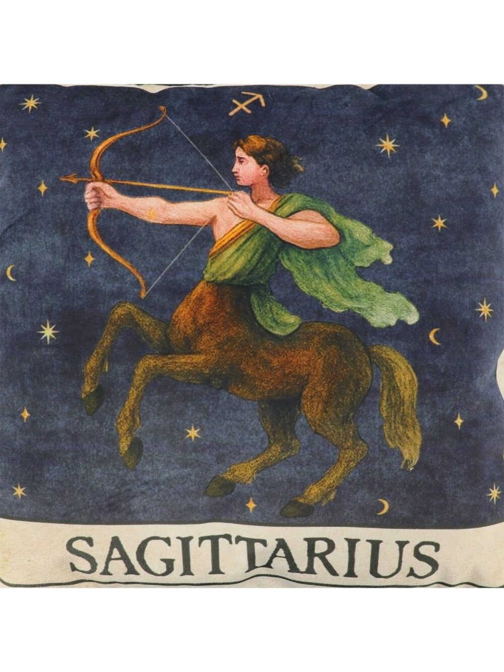 NWT Sagittarius Centaur Archer Astrology Zodiac Pillow Halloween Decor Ashland